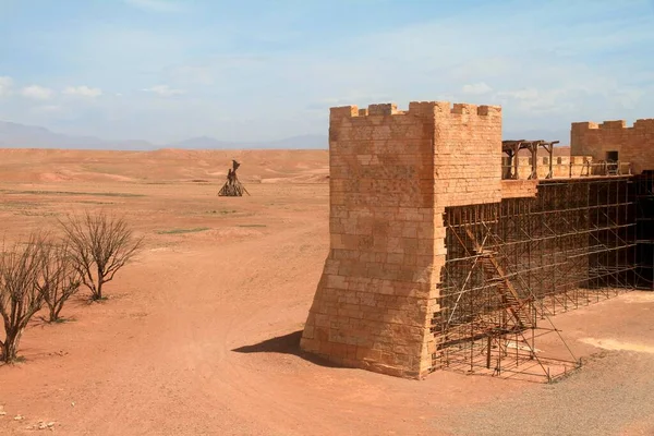 Filmset Voor Kingdom Heaven Een Filmstudio Bij Ouarzazate Marokko — Stockfoto