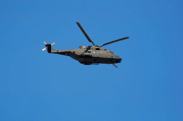 Italia Emilia Romaña Mar Adriático Helicóptero Militar — Foto de Stock