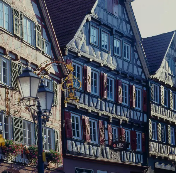 Half Timbered Houses Calw Northern Black Forest Germany — Stock Photo, Image