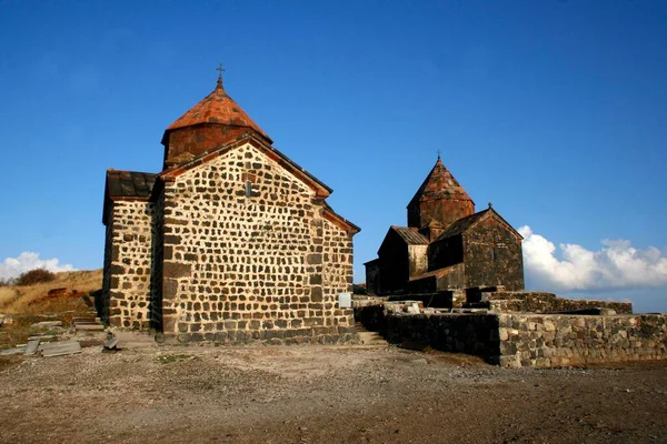 Monasterio Sevanvank Lago Sevan Armenia Asia — Foto de Stock