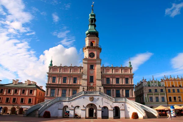 Zamosc Polonya Belediye Binası — Stok fotoğraf