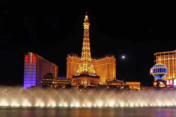 Paris Casino Hotel Night Strip Las Vegas Nevada Verenigde Staten — Stockfoto