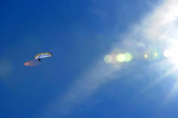 Paragliders Sky — Stock Photo, Image