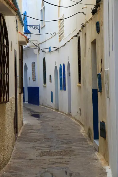 Alley Old Town Asilah Morocco — Stock Photo, Image