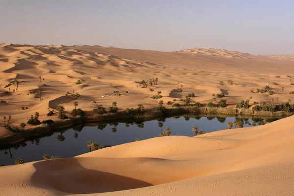 Maa Sanddynerna Ubari Libyen Afrika — Stockfoto