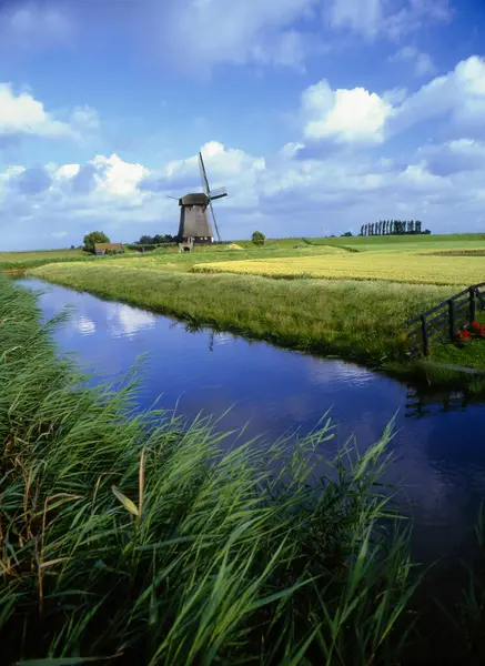 Windmill Nizozemsko Holland View — Stock fotografie