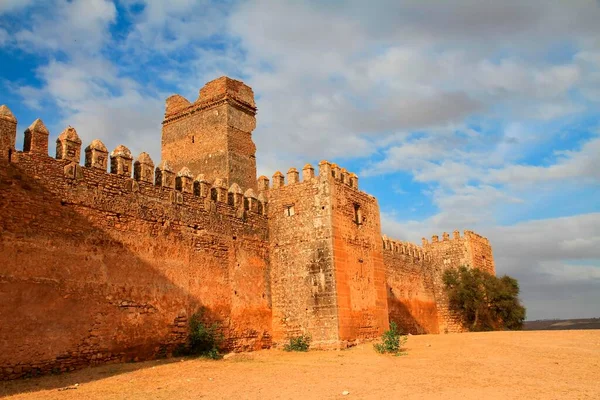 Ściany Kasbah Boulaouane Pobliżu Settat Maroko — Zdjęcie stockowe
