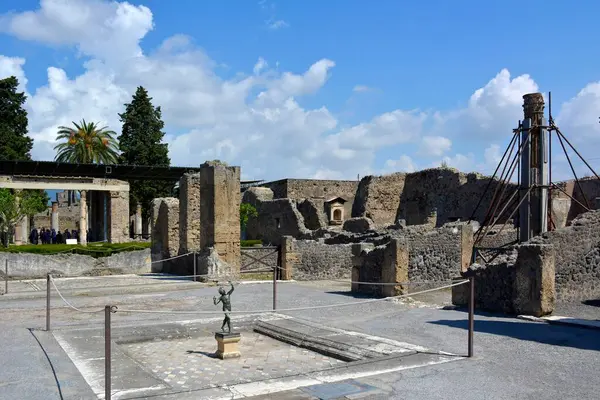 Fonderia Sommer Larco Vittorio Napoli Scavi Archeologici Pompei Italia Italia — Foto de Stock