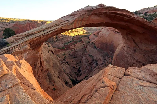 Eggshell Arch Navajo Rezerwacja Pobliżu Kaibito Arizona Usa Ameryka Północna — Zdjęcie stockowe