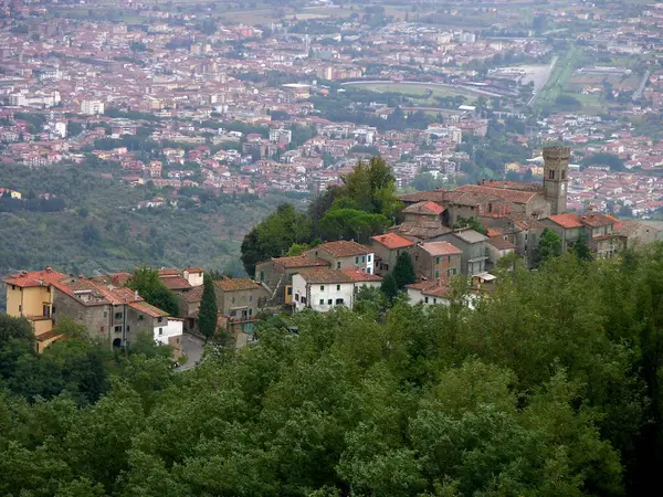 Villaggio Montano Massa Cozzile Provincia Pistoia Toscana Vicino Montecatini Terme — Foto Stock