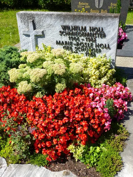 バーデン ウエルテンベルク ホーエンロヘイグレイブス 墓地のワイパーツホーフェン墓地 墓地でウォルトニアス — ストック写真
