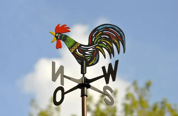 Weathercock Roof Closeup View — Stock Photo, Image