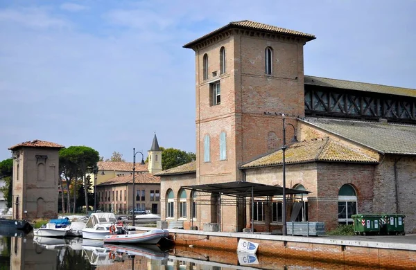 Italia Emilia Romagna Portul Cervia Marea Adriatică Europa — Fotografie, imagine de stoc