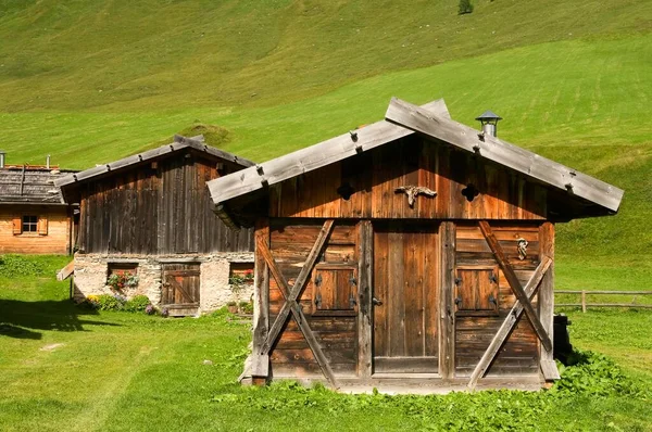 Fane Alm Nad Mhlbach Południowy Tyrol Górnej Dolinie Vals Jochtal — Zdjęcie stockowe