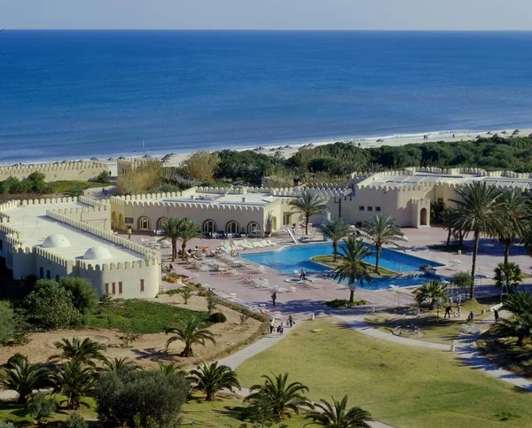 Mire Parque Del Hotel Tour Khalef Sousse Túnez Mira Parque — Foto de Stock