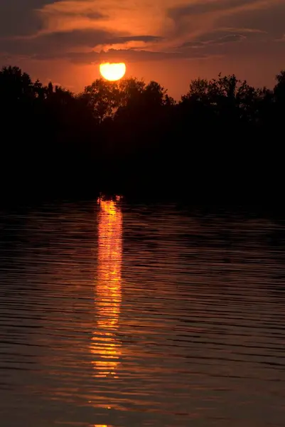 Sonnenuntergang Olga See Usa — Stockfoto