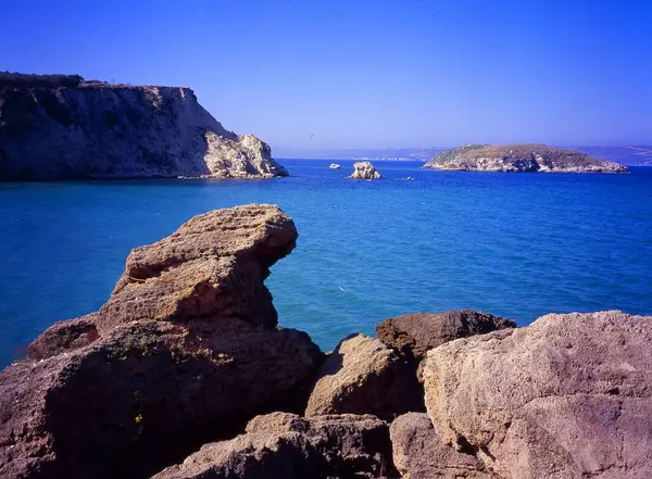 Costa Vicino Almirida Creta Grecia Europa — Foto Stock
