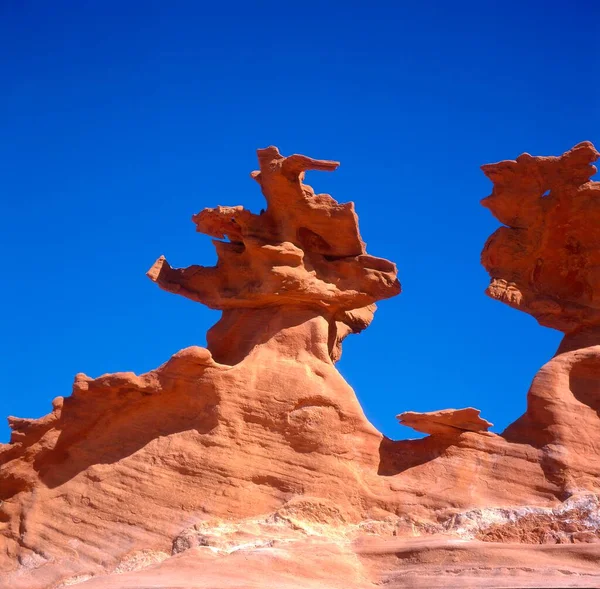 リトルフィンランド 砂岩形成 ラスベガスの東 ネバダ州 アメリカ 北アメリカ — ストック写真