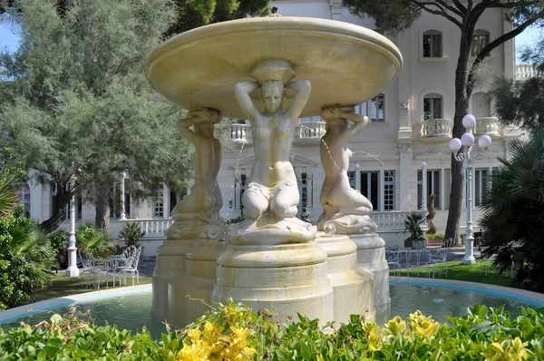 Emilia Romaña Mar Adriático Italiano Cervia Grandhotel Fountain —  Fotos de Stock