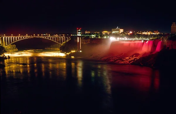 Niagara Falls Niagara Falls Night Usa North America — Stock Photo, Image