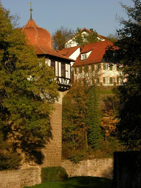Hjørnetårn Maulbronn Kloster Unesco Verdensarvsted Maulbronn Kloster Baden Wrttemberg Tyskland – stockfoto