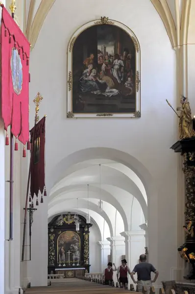 Áustria Mondsee Basílica Igreja Paroquial São Miguel Europa — Fotografia de Stock