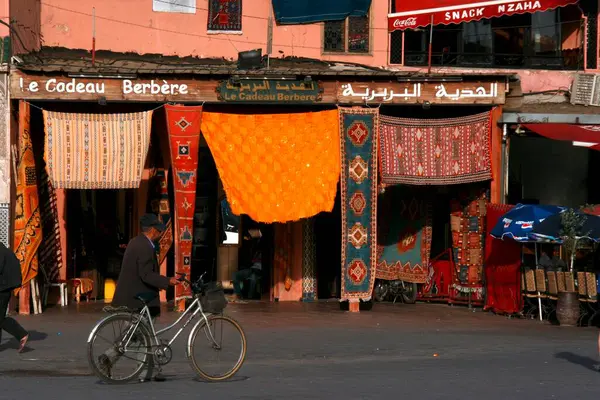 Souvenir Shop Djema Fnaa Marrakech Morocco — Stock Photo, Image