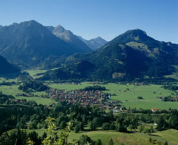 Allgu Bavyera Swabia Daki Sonthofen Yakınlarındaki Oberjoch Kötü Oberdorf — Stok fotoğraf