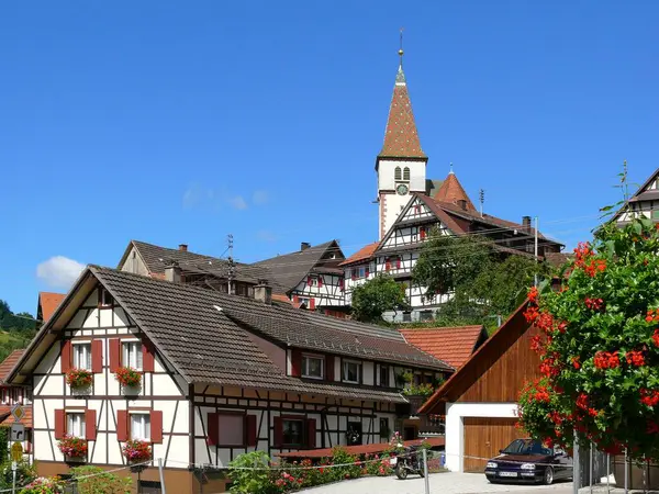 Nordschwarzwald Dorf Reichental — Stockfoto