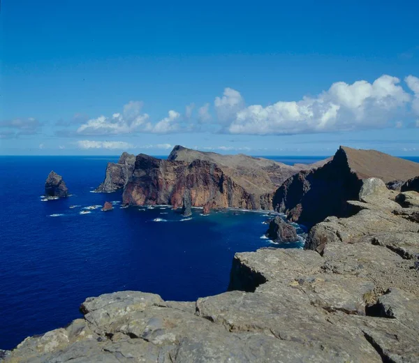 Ponta Sao Lourenco Rugged Rocky Coast Eastern Tip Island Madeira — Stock Photo, Image