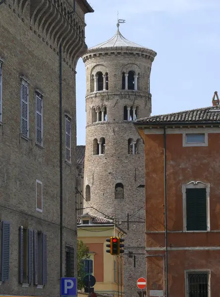 Italië Emilia Romagna Ravenna Antennes Het Dak Europa — Stockfoto