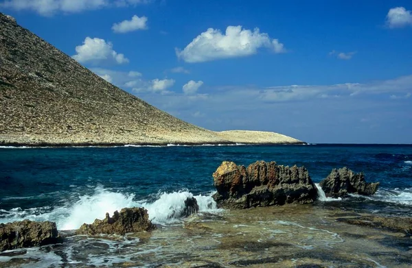 Akrotiri Halvön Stavros Bay Kreta Grekland Europa — Stockfoto