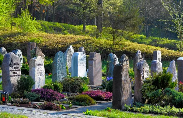Tumbas Cementerio Del Bosque Maulbronn —  Fotos de Stock