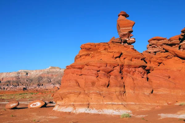 Adeii Eechii Cliffs Navajo Reservation Cameron Arizona Usa North America — Stock Photo, Image