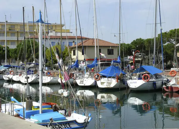 Italia Emilia Romaña Puerto Cervia Mar Adriático Europa — Foto de Stock