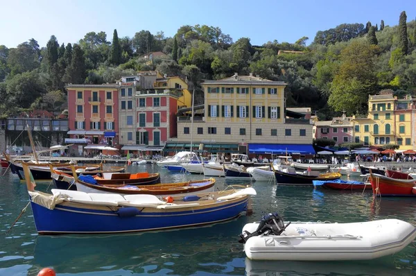 Italie Italie Ligurie Riviera Levante Portofino Port Bateau Europe — Photo