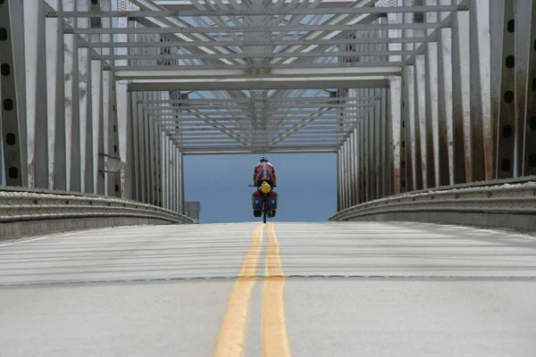 Steel Bridge Nenana Alaska Usa North America — Stock Photo, Image