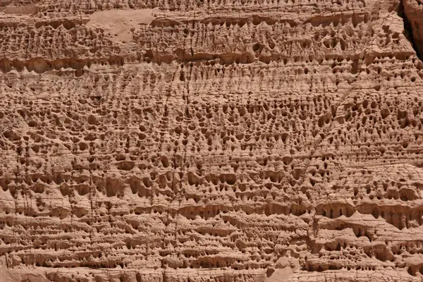 Erosão Cria Padrão Bizarro Rocha Península Sinai Egito África — Fotografia de Stock