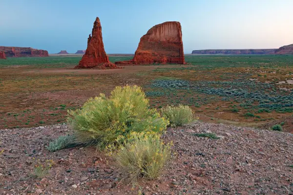 Tanzende Felsen Rock Point Navajo Reservat 애리조나 — 스톡 사진