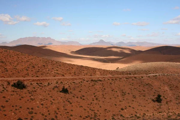 Barren Desert Landscape Atlas Morocco Africa — Stock Photo, Image