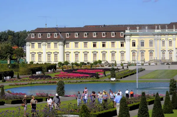Ludwigsburg Pałac Mieszkalny Kwitnącym Okresie Baroku — Zdjęcie stockowe