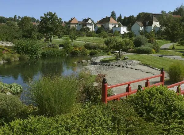德国巴登 符腾堡黑森林邦多夫的日本花园 — 图库照片