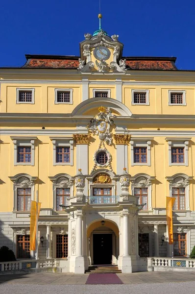Corte Onore Corps Logis Ludwigsburg Fioritura Barocco — Foto Stock