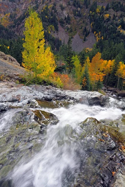 Vattenfall Ouray Ouray Colorado Usa Nordamerika — Stockfoto