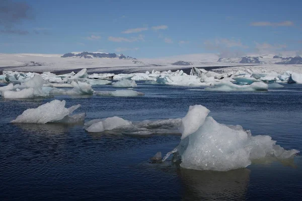 冰岛的Joekulsarlon冰川湖 — 图库照片