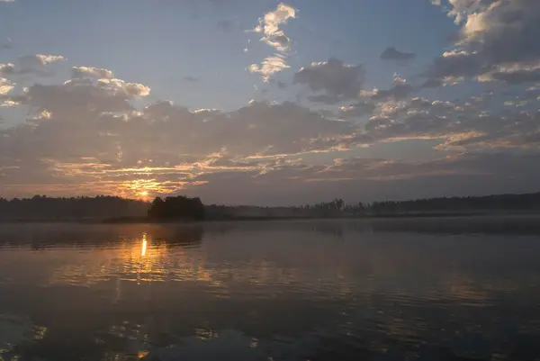 Восход Солнца Озере Хофзее — стоковое фото