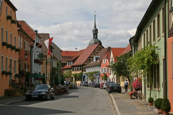 Prichsenstadt Κάτω Φραγκονία Βαυαρία Γερμανία Ευρώπη — Φωτογραφία Αρχείου