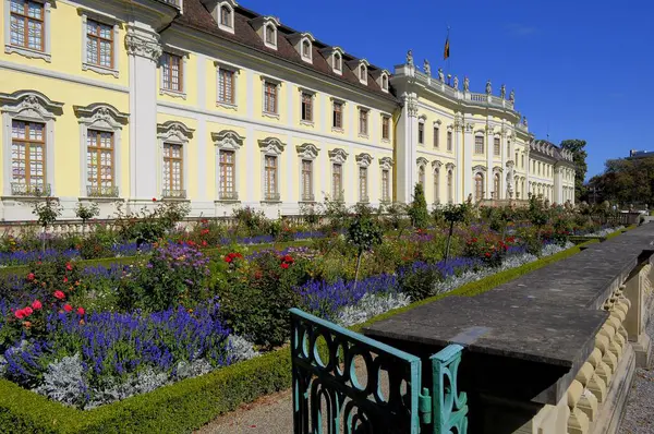 Ludwigsburg Residenzschloss Στην Ακμάζουσα Περίοδο Μπαρόκ — Φωτογραφία Αρχείου