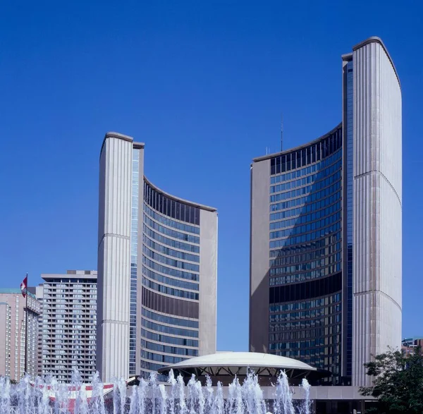 Canadá Ontário Toronto New City Hall Por Viljo Revellin 1965 — Fotografia de Stock
