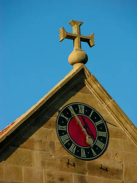 Kloser Maulbronn Baden Wrttemberg Germany Church Clock — Stock Photo, Image